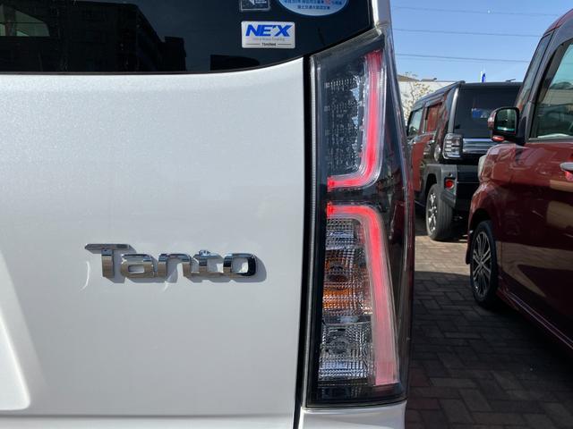 タントカスタムＲＳ１５インチアルミホイール　キーフリーシステム　プッシュボタンスタート　オートエアコン（プッシュ式）　フルＬＥＤヘッドランプ　オート格納式カラードドアミラー　本革巻ステアリングホイール（静岡県）の中古車