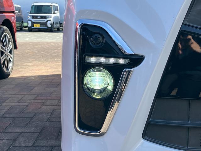 タントカスタムＲＳ１５インチアルミホイール　キーフリーシステム　プッシュボタンスタート　オートエアコン（プッシュ式）　フルＬＥＤヘッドランプ　オート格納式カラードドアミラー　本革巻ステアリングホイール（静岡県）の中古車