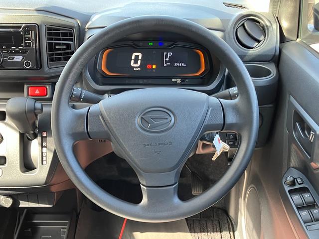 ミライースＬ　ＳＡIII１３インチフルホイールキャップ　マルチリフレクターハロゲンヘッドランプ　可倒式ドアミラー　自発光式デジタルメーターアンバーイルミネーションメーター　マニュアルエアコン（ダイヤル式）　キーレスエントリー（静岡県）の中古車