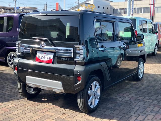 タフトＧ　クロムベンチャーメッキドアアウターハンドル　１５インチアルミホイール　オートレベリング機能付フルＬＥＤヘッドランプ　ＬＥＤフォグランプ　本革巻ステアリングホイール　本革巻インパネセンターシフト（静岡県）の中古車