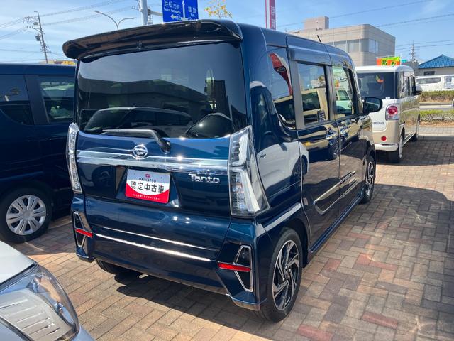 タントカスタムＲＳスタイルセレクション１５インチアルミホイール　キーフリーシステム　プッシュボタンスタート　オートエアコン（プッシュ式）　フルＬＥＤヘッドランプ　オート格納式カラードドアミラー　本革巻ステアリングホイール（静岡県）の中古車