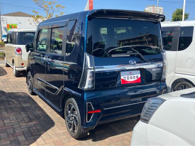 タントカスタムＲＳスタイルセレクション１５インチアルミホイール　キーフリーシステム　プッシュボタンスタート　オートエアコン（プッシュ式）　フルＬＥＤヘッドランプ　オート格納式カラードドアミラー　本革巻ステアリングホイール（静岡県）の中古車