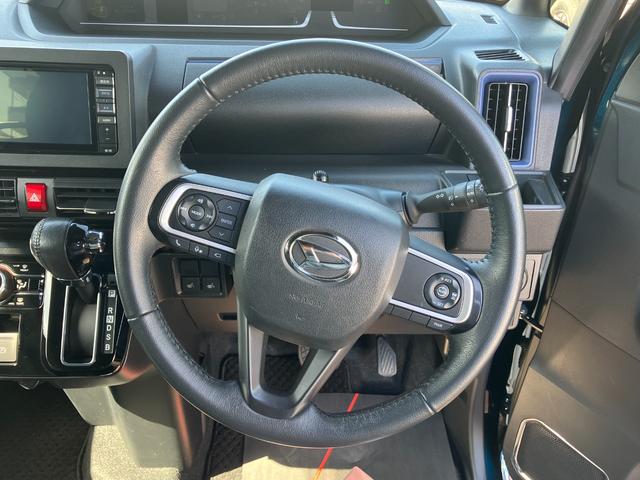 タントカスタムＲＳスタイルセレクション１５インチアルミホイール　キーフリーシステム　プッシュボタンスタート　オートエアコン（プッシュ式）　フルＬＥＤヘッドランプ　オート格納式カラードドアミラー　本革巻ステアリングホイール（静岡県）の中古車