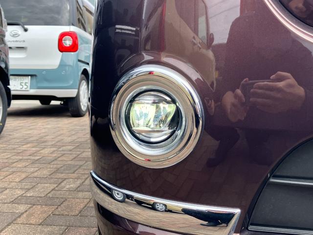 ムーヴキャンバスＧメイクアップリミテッド　ＳＡIII１４インチフルホイールキャップ　ＬＥＤヘッドランプ　キーフリーシステム　両側パワースライドドア　オートエアコン（プッシュ式）　オートライト　置きラクボックス（静岡県）の中古車