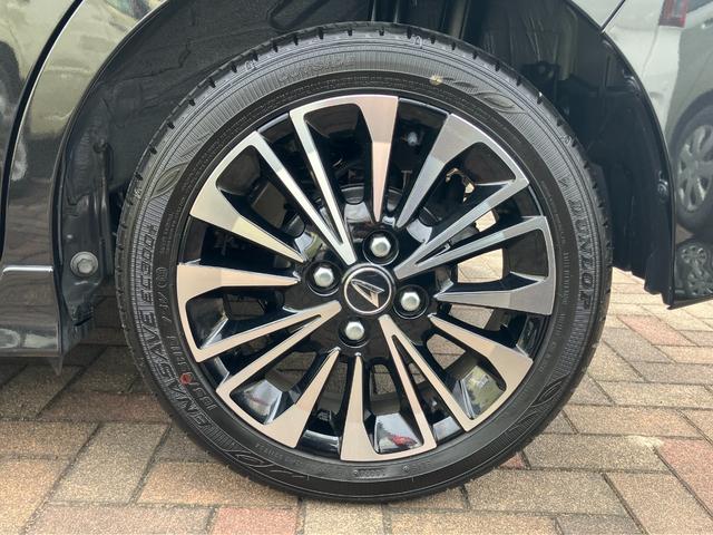 タントカスタムＲＳ１５インチアルミホイール　キーフリーシステム　プッシュボタンスタート　オートエアコン（プッシュ式）　フルＬＥＤヘッドランプ　オート格納式カラードドアミラー　本革巻ステアリングホイール（静岡県）の中古車