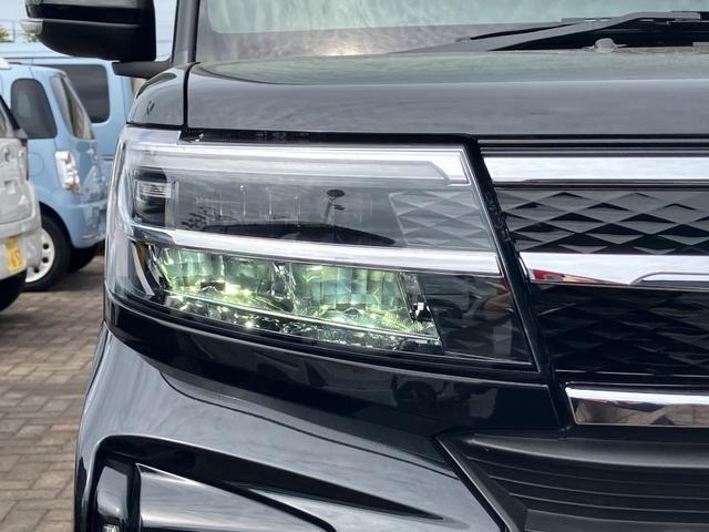 タントカスタムＲＳ１５インチアルミホイール　キーフリーシステム　プッシュボタンスタート　オートエアコン（プッシュ式）　フルＬＥＤヘッドランプ　オート格納式カラードドアミラー　本革巻ステアリングホイール（静岡県）の中古車