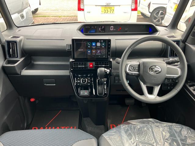 タントカスタムＲＳ１５インチアルミホイール　キーフリーシステム　プッシュボタンスタート　オートエアコン（プッシュ式）　フルＬＥＤヘッドランプ　オート格納式カラードドアミラー　本革巻ステアリングホイール（静岡県）の中古車