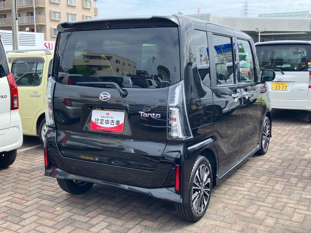 タントカスタムＲＳ１５インチアルミホイール　キーフリーシステム　プッシュボタンスタート　オートエアコン（プッシュ式）　フルＬＥＤヘッドランプ　オート格納式カラードドアミラー　本革巻ステアリングホイール（静岡県）の中古車