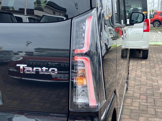 タントカスタムＲＳ１５インチアルミホイール　キーフリーシステム　プッシュボタンスタート　オートエアコン（プッシュ式）　フルＬＥＤヘッドランプ　オート格納式カラードドアミラー　本革巻ステアリングホイール（静岡県）の中古車