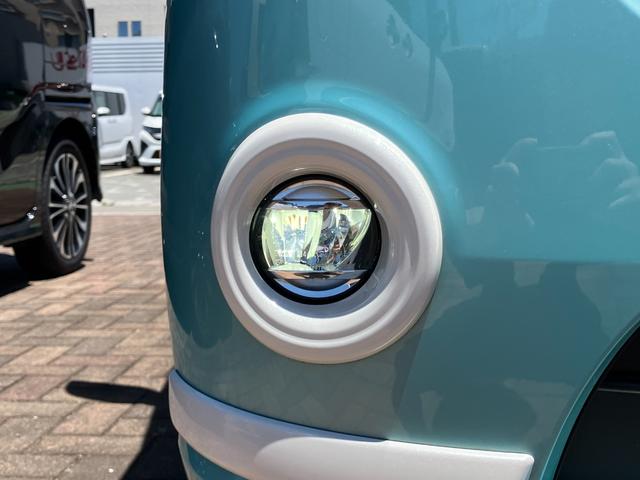 ムーヴキャンバスＧホワイトアクセントＶＳ　ＳＡIII１４インチフルホイールキャップ　ＬＥＤヘッドランプ　キーフリーシステム　両側パワースライドドア　オートエアコン（プッシュ式）　オートライト　置きラクボックス（静岡県）の中古車