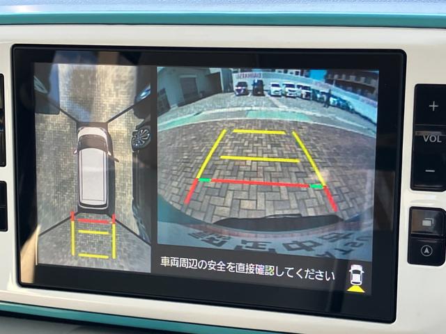 ムーヴキャンバスＧホワイトアクセントＶＳ　ＳＡIII１４インチフルホイールキャップ　ＬＥＤヘッドランプ　キーフリーシステム　両側パワースライドドア　オートエアコン（プッシュ式）　オートライト　置きラクボックス（静岡県）の中古車