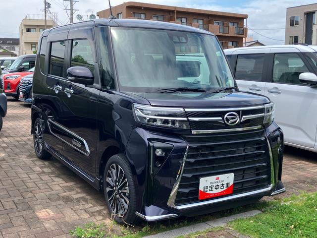 タントカスタムＲＳ１５インチアルミホイール　キーフリーシステム　プッシュボタンスタート　オートエアコン（プッシュ式）　フルＬＥＤヘッドランプ　オート格納式カラードドアミラー　本革巻ステアリングホイール（静岡県）の中古車