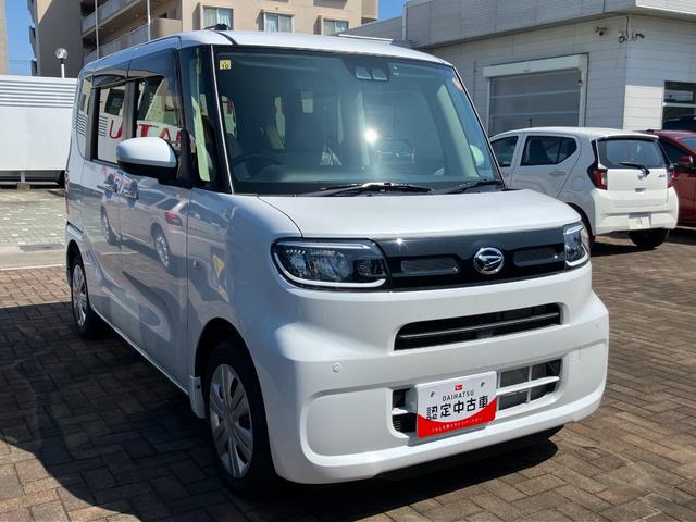 タントＸ１４インチフルホイールキャップ　フルＬＥＤヘッドランプ　オート格納式カラードドアミラー　左側パワースライドドア　ＴＦＴカラーマルチインフォメーションディスプレイ　フルファブリックシート（静岡県）の中古車