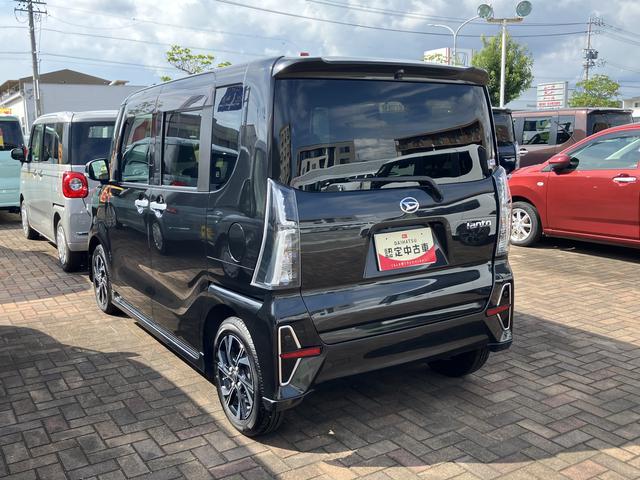 タントカスタムX14インチアルミホイール 大型エアロバンパー フルLEDヘッドランプ オート格納式カラードドアミラー 両側パワースライドドア キーフリーシステム プッシュボタンスタート(静岡県)の中古車