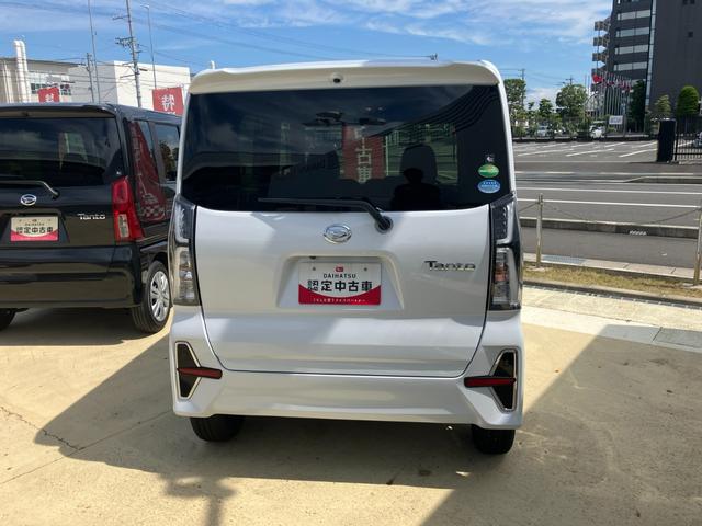 タントカスタムＸセレクションスマートアシスト　キーフリーシステム　ＬＥＤヘッドライト　両側パワースライドドア　コーナーセンサー　ミラクルオープンドア　シートバックテーブル（静岡県）の中古車