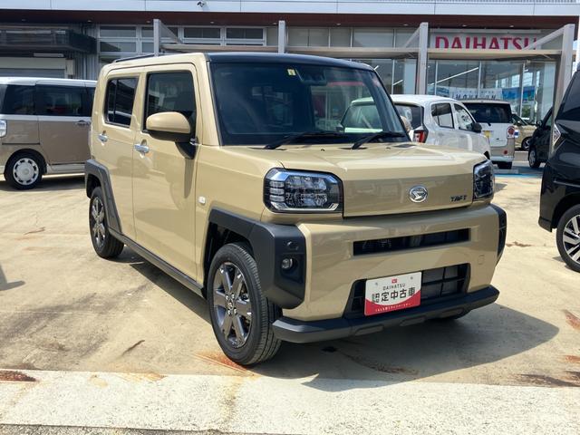 タフトＧターボ１５インチアルミホイール　オートレベリング機能付フルＬＥＤヘッドランプ　ＬＥＤフォグランプ　本革巻ステアリングホイール　本革巻インパネセンターシフト　ＴＦＴカラーマルチインフォメーションディスプレイ（静岡県）の中古車