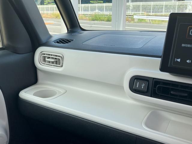 ムーヴキャンバスストライプスＸ１４インチフルホイールキャップ　キーフリーシステム　プッシュボタンスタート　ＵＶカットガラス　両側パワースライドドア　ハロゲンヘッドライト　ラゲージアンダーボックス（静岡県）の中古車