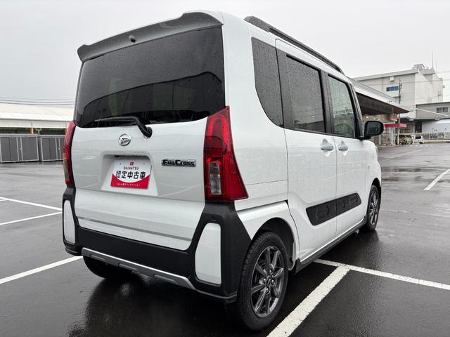 タントファンクロス ナビ付14インチアルミホイール フルLEDヘッドランプ オート格納式カラードドアミラー 両側パワースライドドア キーフリーシステム プッシュボタンスタート(静岡県)の中古車