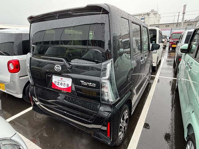 タントカスタムX14インチアルミホイール 大型エアロバンパー フルLEDヘッドランプ オート格納式カラードドアミラー 両側パワースライドドア キーフリーシステム プッシュボタンスタート(静岡県)の中古車