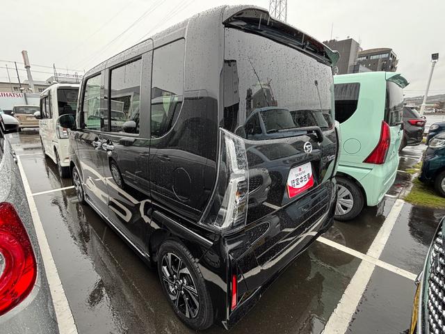 タントカスタムX14インチアルミホイール 大型エアロバンパー フルLEDヘッドランプ オート格納式カラードドアミラー 両側パワースライドドア キーフリーシステム プッシュボタンスタート(静岡県)の中古車