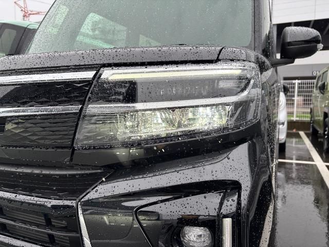 タントカスタムX14インチアルミホイール 大型エアロバンパー フルLEDヘッドランプ オート格納式カラードドアミラー 両側パワースライドドア キーフリーシステム プッシュボタンスタート(静岡県)の中古車