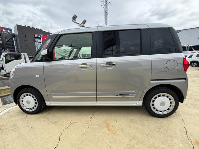 ムーヴキャンバスストライプスＧ１４インチフルホイールキャップ　ＬＥＤヘッドランプ　ＬＥＤフォグランプ　ホっとカップホルダー　両側パワースライドドア　キーフリーシステム　プッシュボタンスタート　ＵＶカットガラス（静岡県）の中古車