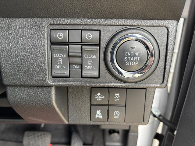 ムーヴキャンバスストライプスＧ１４インチフルホイールキャップ　ＬＥＤヘッドランプ　ＬＥＤフォグランプ　ホっとカップホルダー　両側パワースライドドア　キーフリーシステム　プッシュボタンスタート　ＵＶカットガラス（静岡県）の中古車