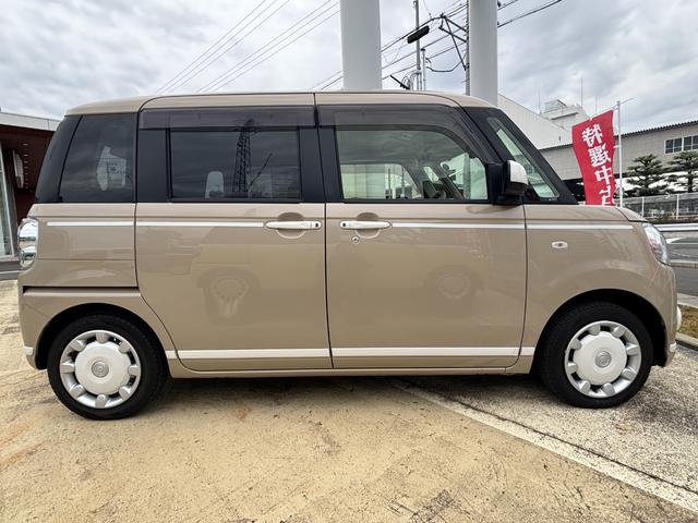 ムーヴキャンバスXホワイトアクセントリミテッド SAIII14インチフルホイールキャップ キーフリーシステム 両側パワースライドドア オートエアコン(プッシュ式) オートライト 置きラクボックス(静岡県)の中古車