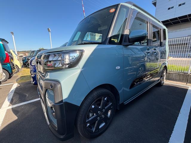 タントファンクロスターボ１５インチアルミホイール　キーフリーシステム　プッシュボタンスタート　オートエアコン（プッシュ式）　フルＬＥＤヘッドランプ　オート格納式カラードドアミラー　本革巻ステアリングホイール（静岡県）の中古車