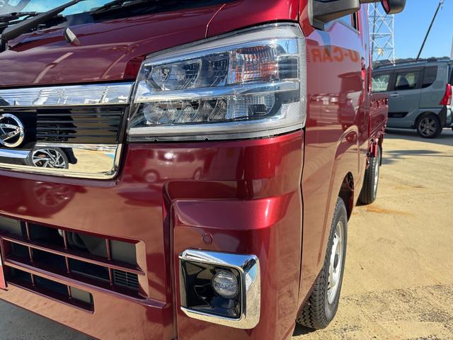 ハイゼットトラックジャンボエクストラLEDヘッドランプ シートスライド&リクライニング機構 荷台ステップ オーバーヘッドシェルフ マニュアルエアコン コーナーセンサー(静岡県)の中古車