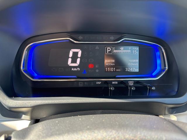 ミライースＸ　ＳＡIII１４インチフルホイールキャップ　ＬＥＤヘッドランプ　電動格納式（カラード）ドアミラー　自発光式デジタルメーターブルーイルミネーションメーター　マニュアルエアコン（ダイヤル式）　キーレスエントリー（静岡県）の中古車