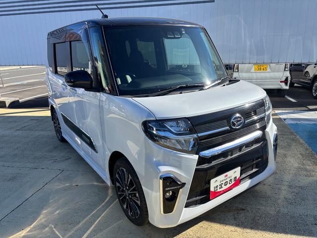 タントカスタムRS15インチアルミホイール キーフリーシステム プッシュボタンスタート オートエアコン(プッシュ式) フルLEDヘッドランプ オート格納式カラードドアミラー 本革巻ステアリングホイール(静岡県)の中古車