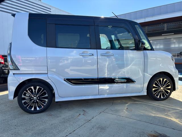 タントカスタムRS15インチアルミホイール キーフリーシステム プッシュボタンスタート オートエアコン(プッシュ式) フルLEDヘッドランプ オート格納式カラードドアミラー 本革巻ステアリングホイール(静岡県)の中古車