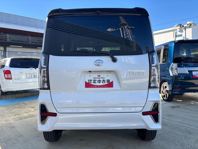 タントカスタムRS15インチアルミホイール キーフリーシステム プッシュボタンスタート オートエアコン(プッシュ式) フルLEDヘッドランプ オート格納式カラードドアミラー 本革巻ステアリングホイール(静岡県)の中古車