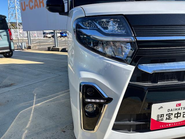 タントカスタムRS15インチアルミホイール キーフリーシステム プッシュボタンスタート オートエアコン(プッシュ式) フルLEDヘッドランプ オート格納式カラードドアミラー 本革巻ステアリングホイール(静岡県)の中古車