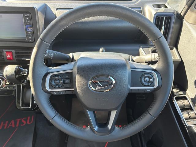 タントカスタムRS15インチアルミホイール キーフリーシステム プッシュボタンスタート オートエアコン(プッシュ式) フルLEDヘッドランプ オート格納式カラードドアミラー 本革巻ステアリングホイール(静岡県)の中古車