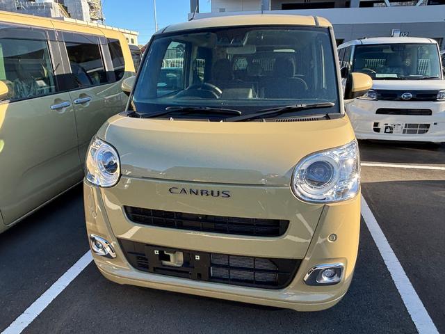 ムーヴキャンバスセオリーG14インチフルホイールキャップ LEDヘッドランプ LEDフォグランプ ホっとカップホルダー 両側パワースライドドア キーフリーシステム プッシュボタンスタート UVカットガラス(静岡県)の中古車