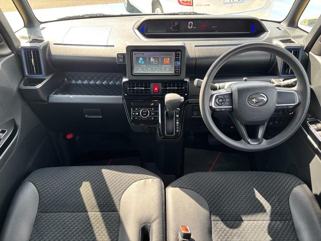 タントカスタムＸ１４インチアルミホイール　大型エアロバンパー　フルＬＥＤヘッドランプ　オート格納式カラードドアミラー　両側パワースライドドア　キーフリーシステム　プッシュボタンスタート（静岡県）の中古車