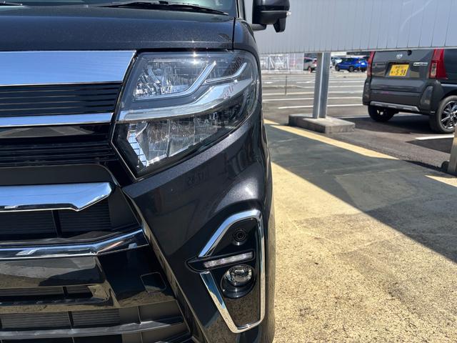 タントカスタムXスタイルセレクション14インチアルミホイール 大型エアロバンパー フルLEDヘッドランプ オート格納式カラードドアミラー 両側パワースライドドア TFTカラーマルチインフォメーションディスプレイ(静岡県)の中古車