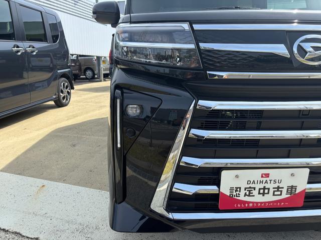 タントカスタムRS15インチアルミホイール キーフリーシステム プッシュボタンスタート オートエアコン(プッシュ式) フルLEDヘッドランプ オート格納式カラードドアミラー 本革巻ステアリングホイール(静岡県)の中古車