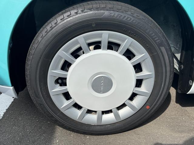 ムーヴキャンバスストライプスG14インチフルホイールキャップ LEDヘッドランプ LEDフォグランプ ホっとカップホルダー 両側パワースライドドア キーフリーシステム プッシュボタンスタート UVカットガラス(静岡県)の中古車