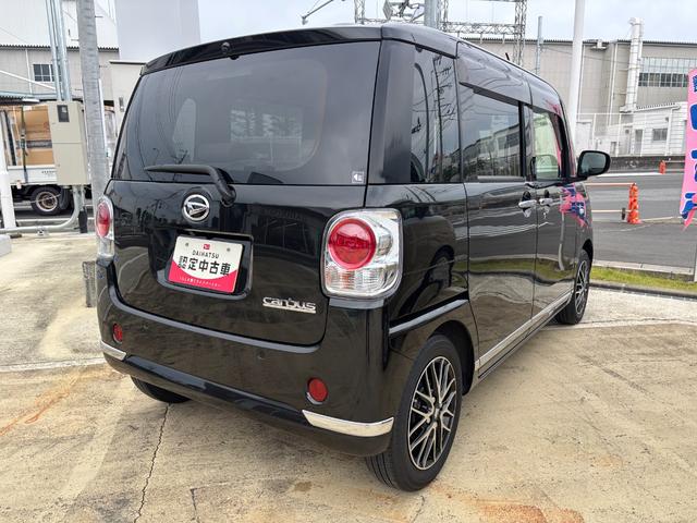 ムーヴキャンバスＧメイクアップリミテッド　ＳＡIII１４インチフルホイールキャップ　ＬＥＤヘッドランプ　キーフリーシステム　両側パワースライドドア　オートエアコン（プッシュ式）　オートライト　置きラクボックス（静岡県）の中古車