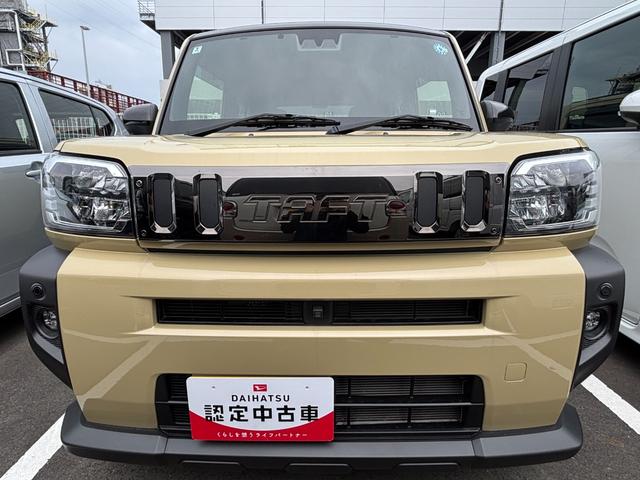 タフトＧ　雹害車１５インチアルミホイール　オートレベリング機能付フルＬＥＤヘッドランプ　ＬＥＤフォグランプ　本革巻ステアリングホイール　本革巻インパネセンターシフト　ＴＦＴカラーマルチインフォメーションディスプレイ（静岡県）の中古車