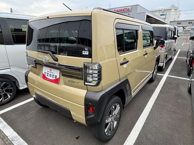 タフトＧ　雹害車１５インチアルミホイール　オートレベリング機能付フルＬＥＤヘッドランプ　ＬＥＤフォグランプ　本革巻ステアリングホイール　本革巻インパネセンターシフト　ＴＦＴカラーマルチインフォメーションディスプレイ（静岡県）の中古車