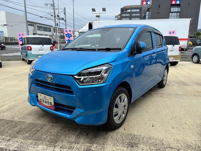 ミライースＸ　ＳＡIII１４インチフルホイールキャップ　ＬＥＤヘッドランプ　電動格納式（カラード）ドアミラー　自発光式デジタルメーターブルーイルミネーションメーター　マニュアルエアコン（ダイヤル式）　キーレスエントリー（静岡県）の中古車