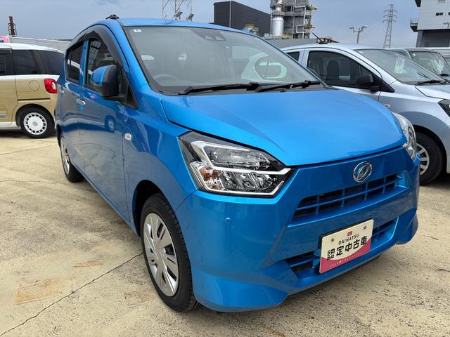 ミライースＸ　ＳＡIII１４インチフルホイールキャップ　ＬＥＤヘッドランプ　電動格納式（カラード）ドアミラー　自発光式デジタルメーターブルーイルミネーションメーター　マニュアルエアコン（ダイヤル式）　キーレスエントリー（静岡県）の中古車