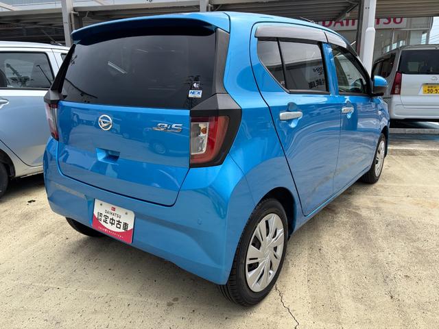 ミライースＸ　ＳＡIII１４インチフルホイールキャップ　ＬＥＤヘッドランプ　電動格納式（カラード）ドアミラー　自発光式デジタルメーターブルーイルミネーションメーター　マニュアルエアコン（ダイヤル式）　キーレスエントリー（静岡県）の中古車