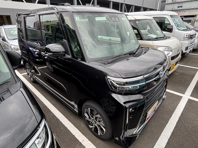 タントカスタムＸ１４インチアルミホイール　大型エアロバンパー　フルＬＥＤヘッドランプ　オート格納式カラードドアミラー　両側パワースライドドア　キーフリーシステム　プッシュボタンスタート（静岡県）の中古車