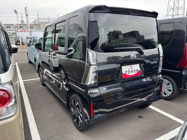 タントカスタムＸ１４インチアルミホイール　大型エアロバンパー　フルＬＥＤヘッドランプ　オート格納式カラードドアミラー　両側パワースライドドア　キーフリーシステム　プッシュボタンスタート（静岡県）の中古車