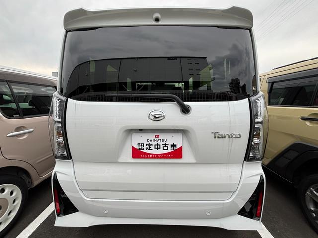 タントカスタムＸ１４インチアルミホイール　大型エアロバンパー　フルＬＥＤヘッドランプ　オート格納式カラードドアミラー　両側パワースライドドア　キーフリーシステム　プッシュボタンスタート（静岡県）の中古車